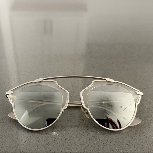 Authentic Dior Frame Black Lens Women's Sunglasses - Picture 3 of 9